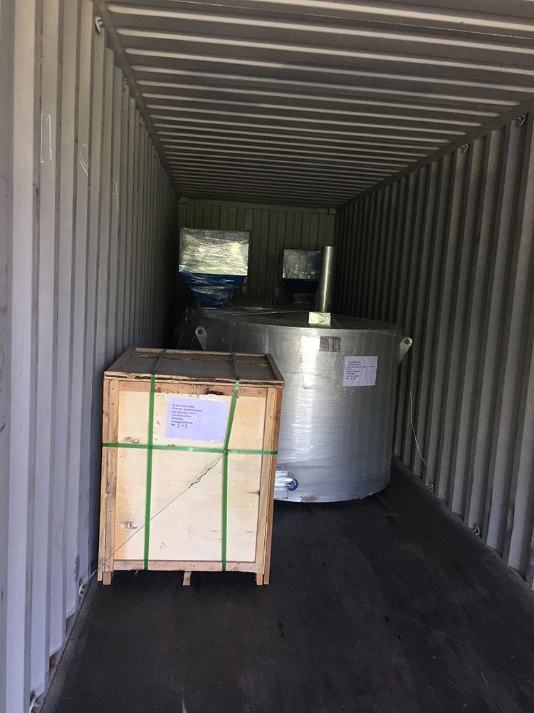 Dua Set Of 600KG Lebuhraya Aluminium Lebur Biomassa Dihantar Untuk Kilang Die...